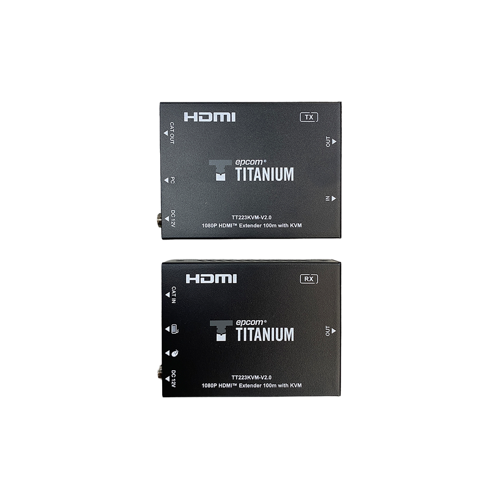 Kit Extensor KVM HDMI + USB | Epcom Titanium TT223KVMV2.0 40 m