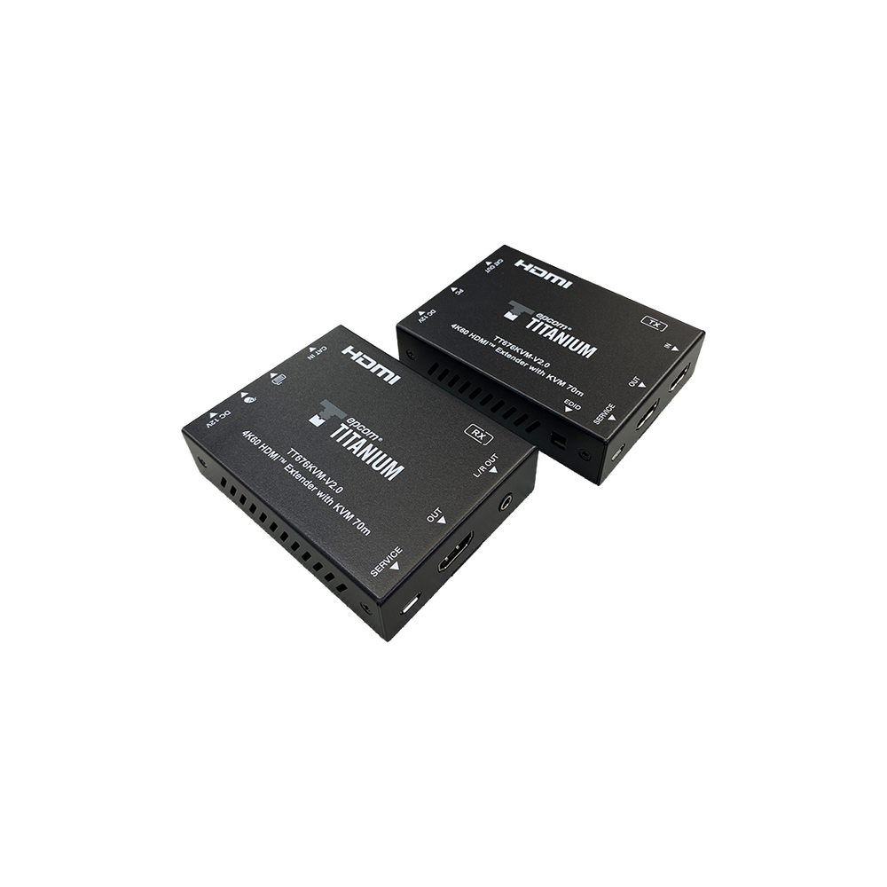 Kit Extensor KVM HDMI + USB Epcom Titanium TT676KVMV2.0 70 m