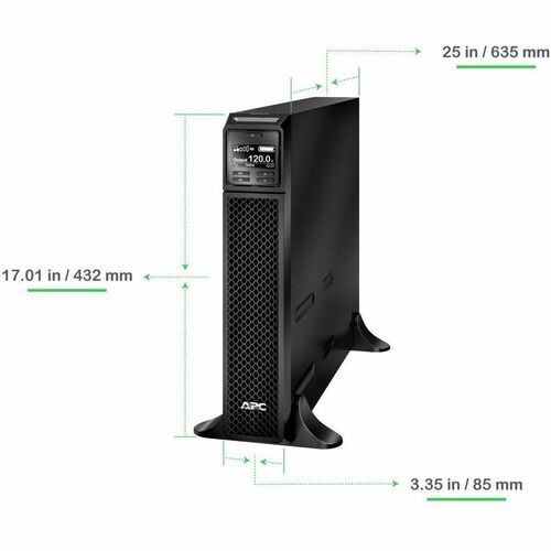 UPS APC SRT3000XLA – 3 kVA/2.70 kW – Online de doble conversión – Rack / Torre - imagen 8