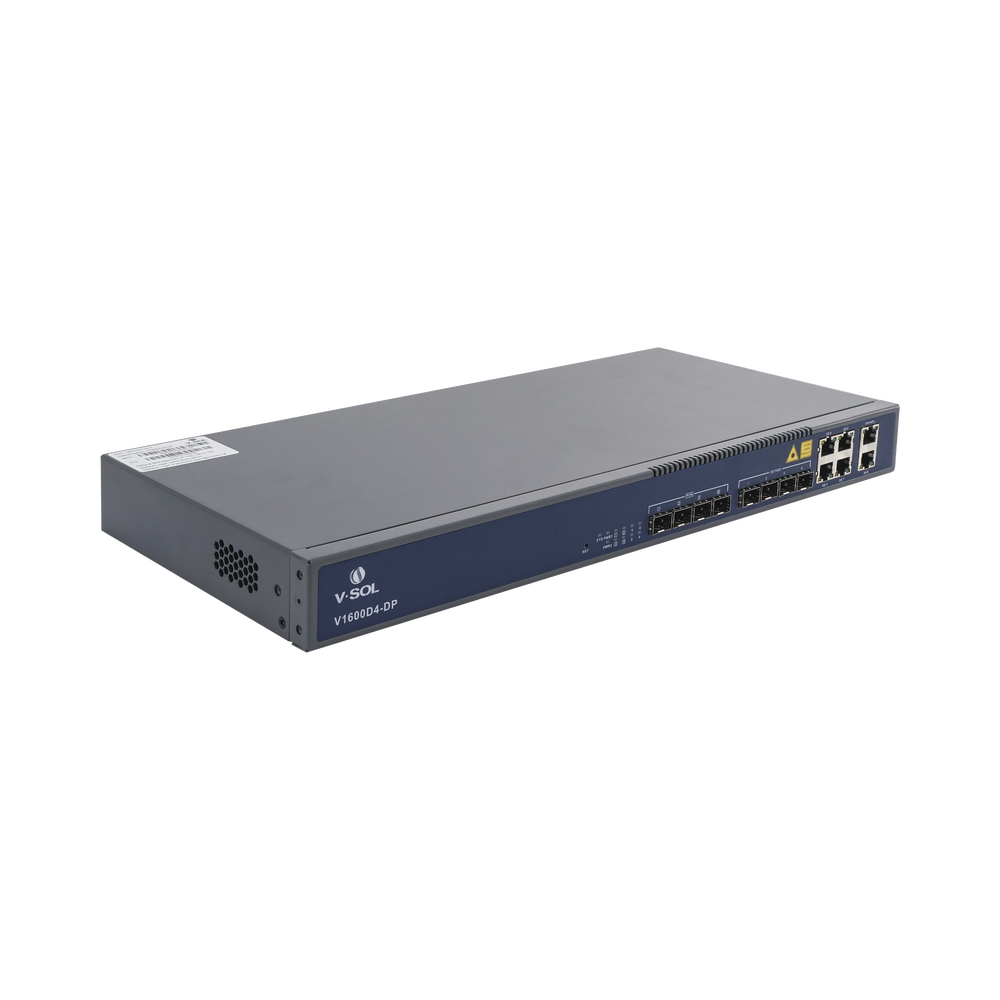 OLT de 4 puertos EPON con 8 V-SOL V1600D4-DP