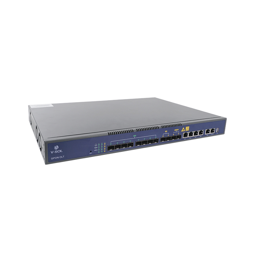 OLT de 8 puertos GPON con 8 V-SOL V1600G1B