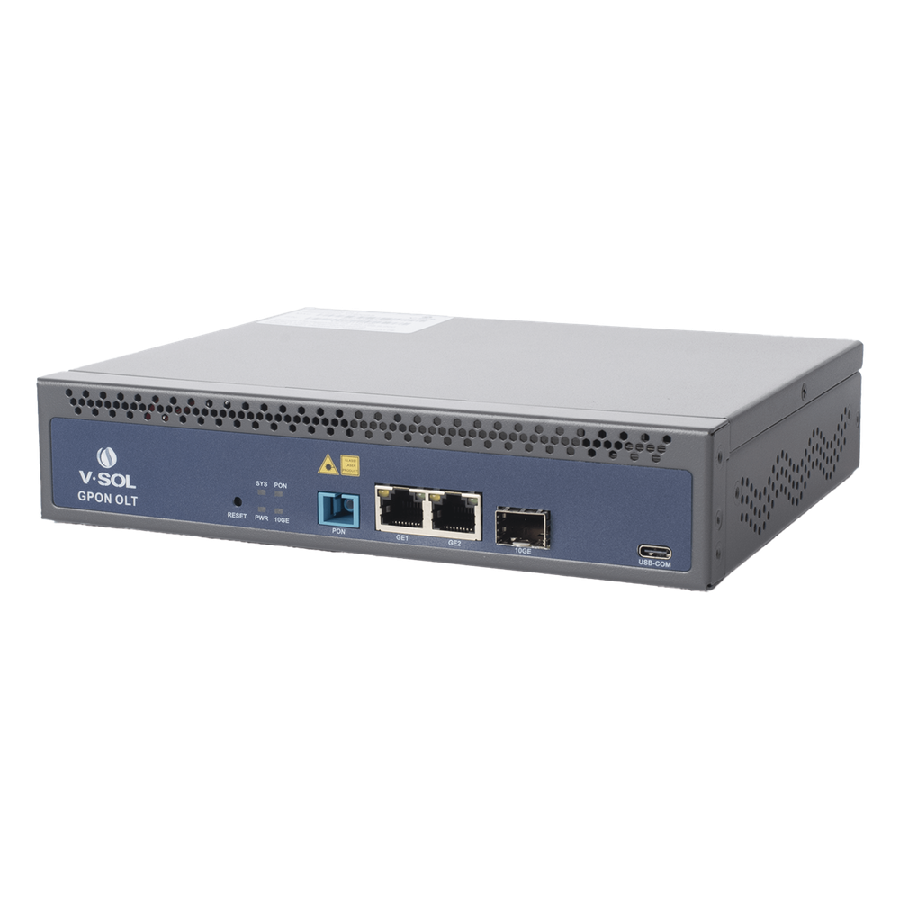 OLT de 1 Puerto GPON con 3 V-SOL V1600GSF