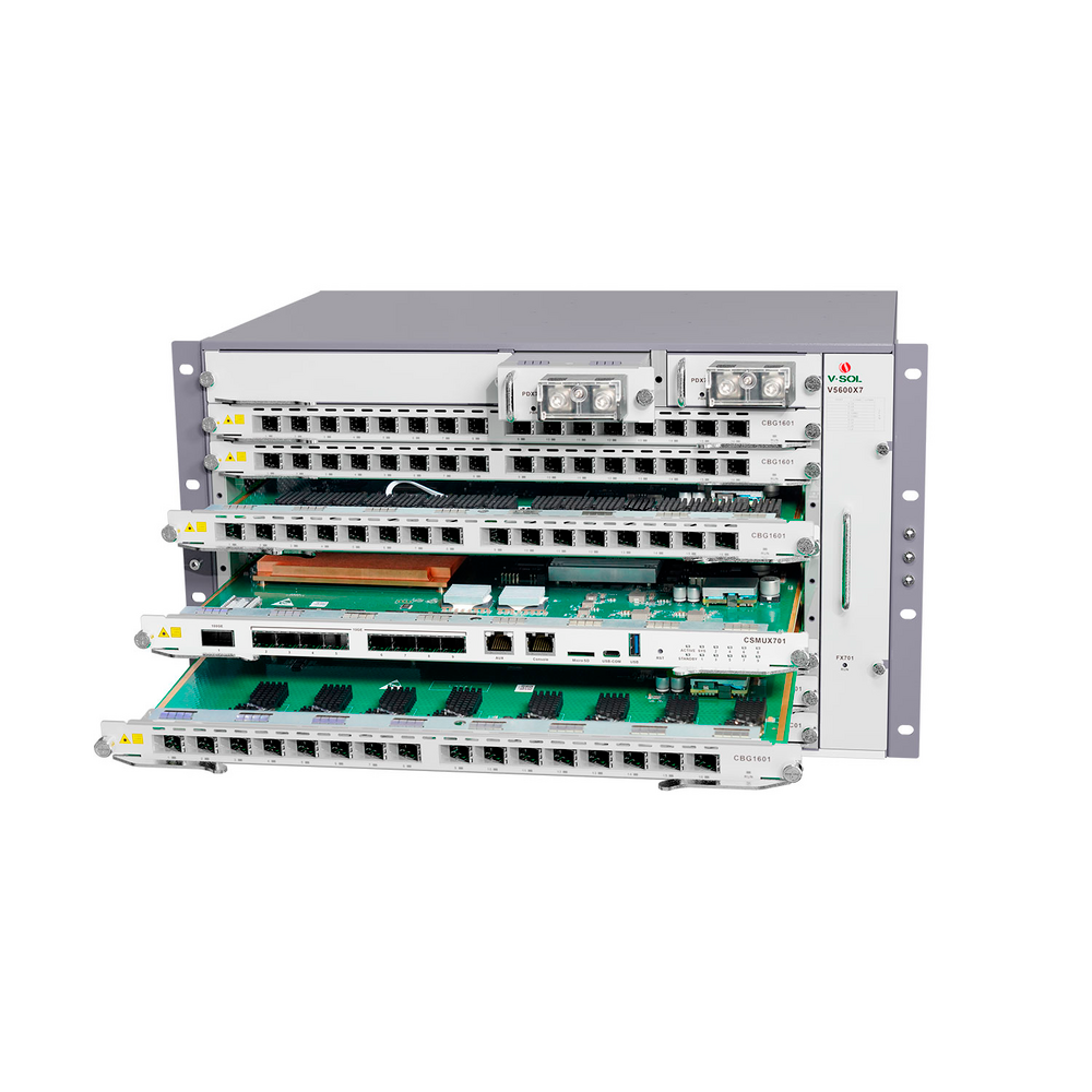 OLT Modular tipo Chasis Serie V-SOL V5600X7 16 puertos