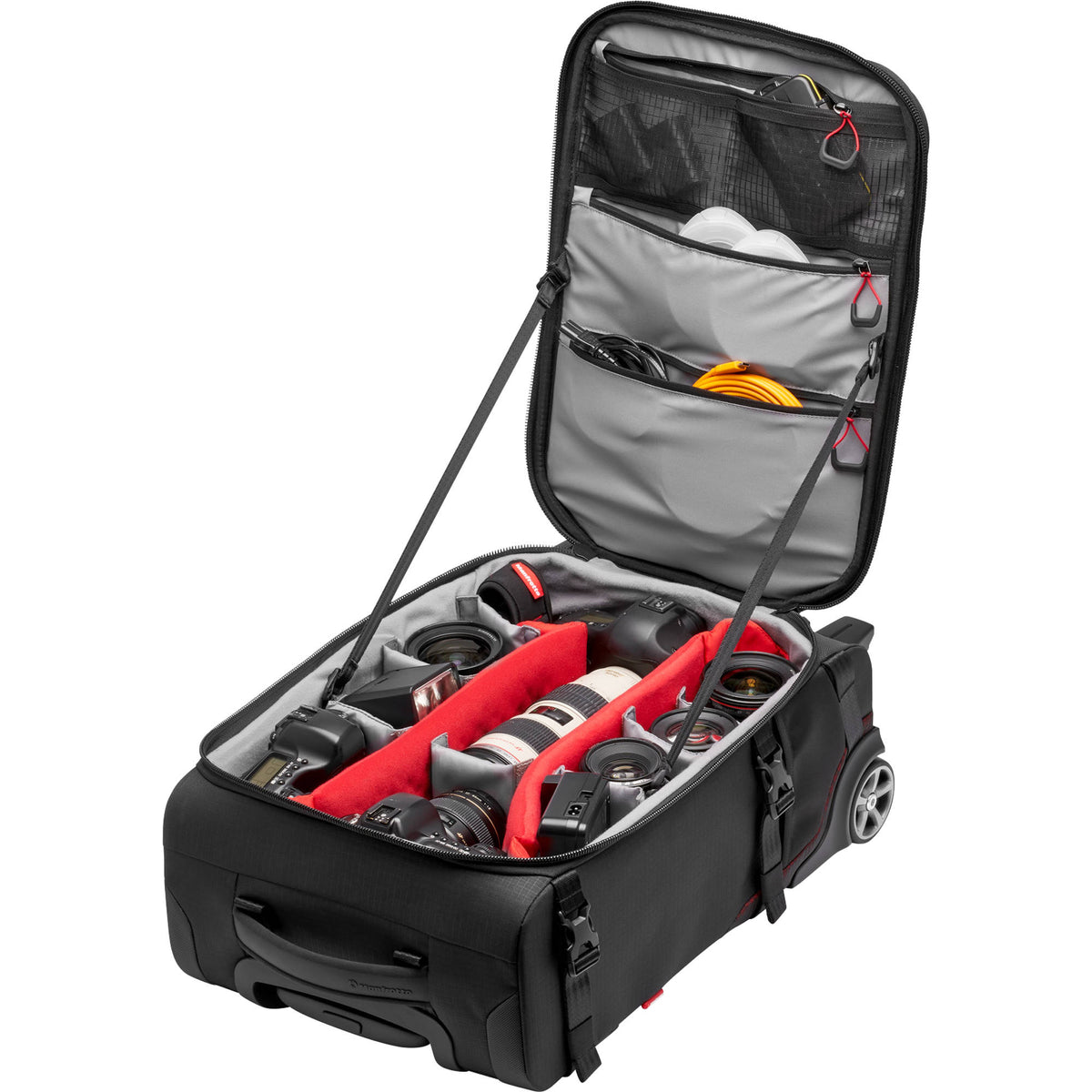 Valija con ruedas Manfrotto Pro Light Reloader Switch-55 Backpack/Roller (Negro) - vista lateral