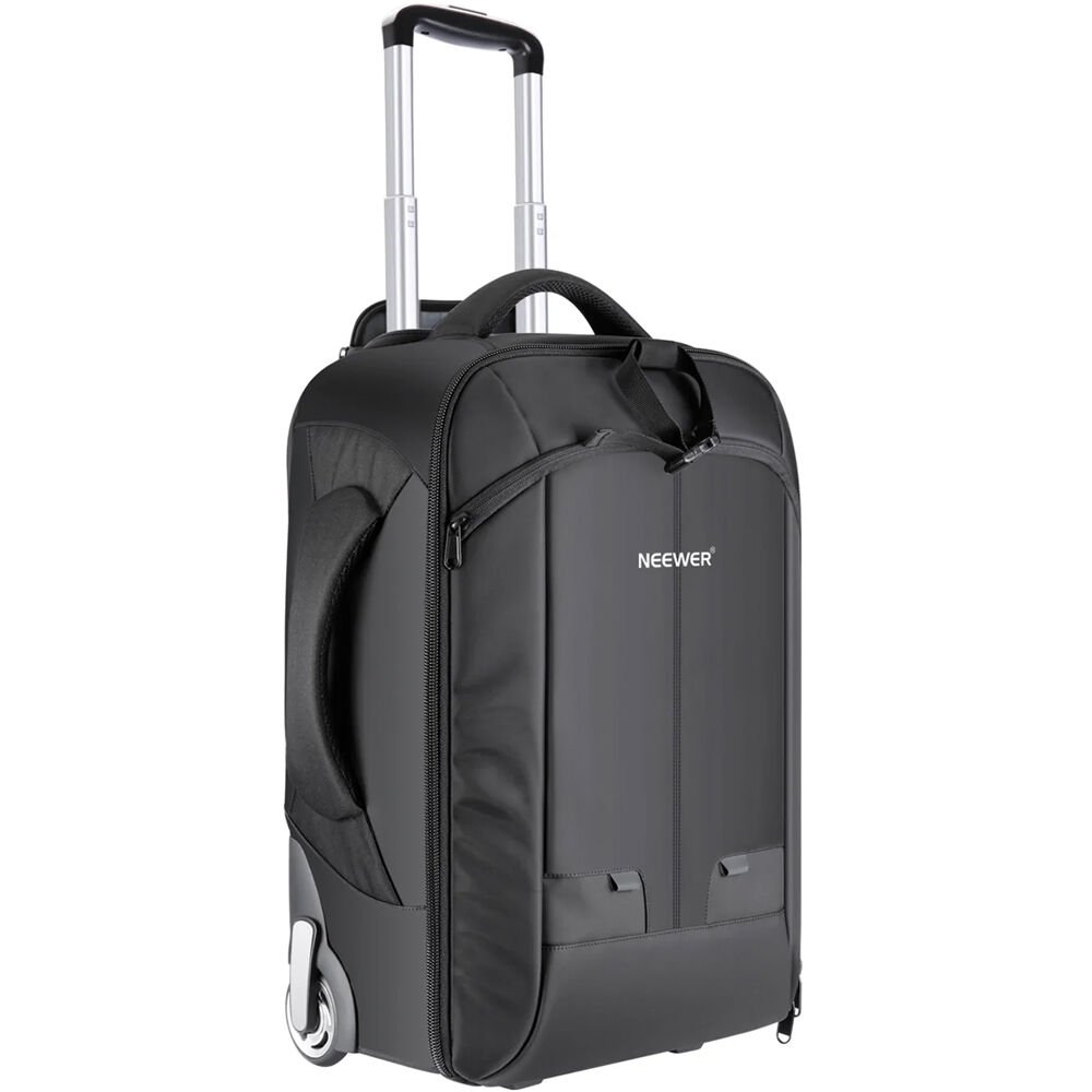 Valija con ruedas Neewer 2-in-1 Convertible con ruedas Backpack/Luggage Trolley (Negro/Rojo) - vista principal
