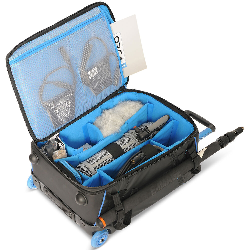 Valija con ruedas ORCA OR-16 Rolling Bag con Integrated Backpack System - vista lateral
