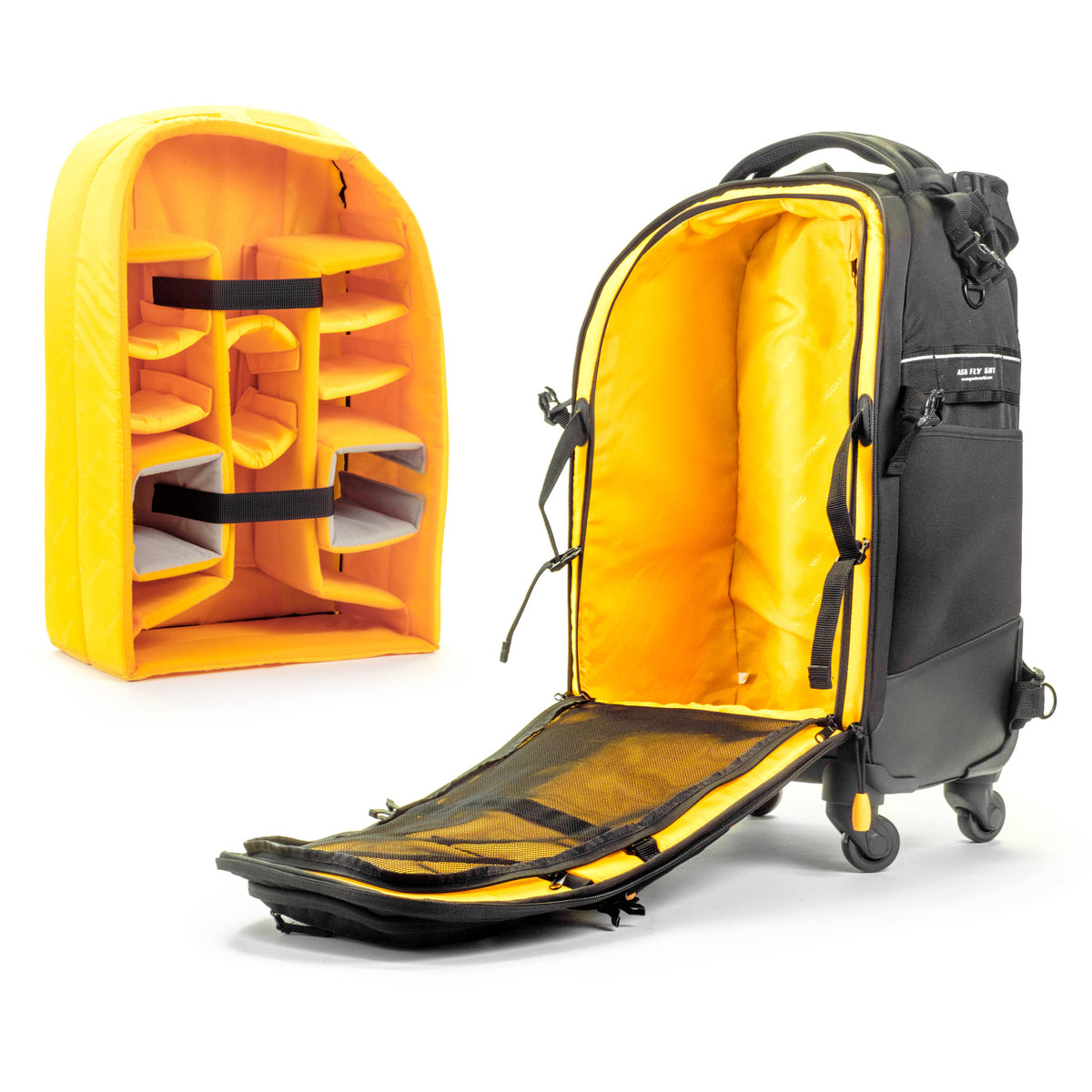 Valija con ruedas Vanguard Alta Fly 58T (Negro) - vista trasera