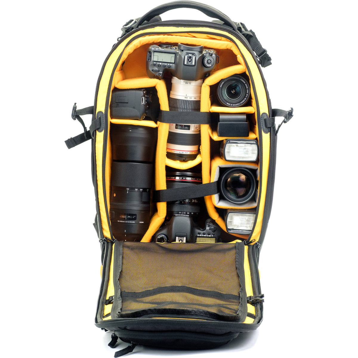 Valija con ruedas Vanguard Alta Fly 58T (Negro) - vista lateral