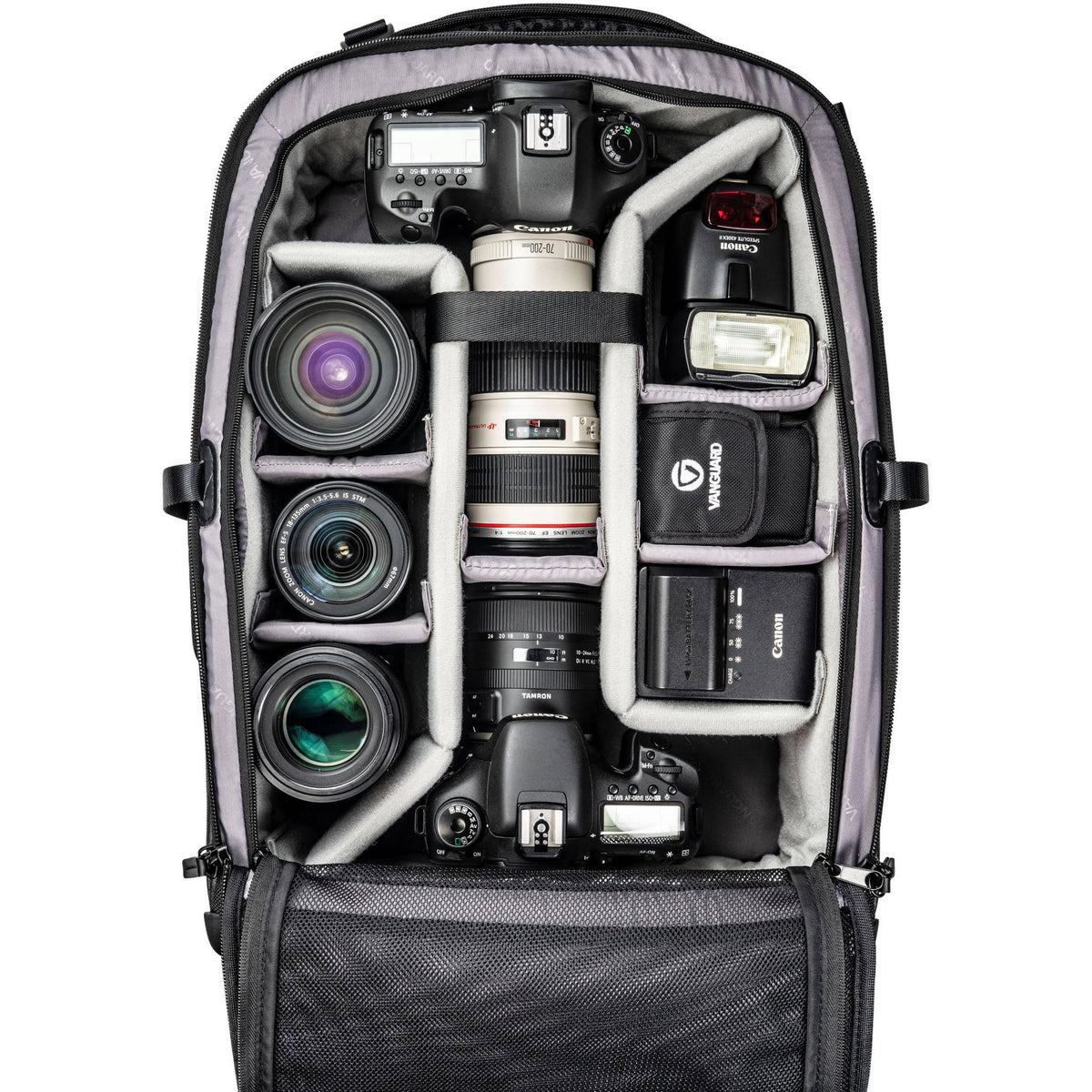 Valija con ruedas Vanguard VEO SELECT 55T Trolley Backpack (Negro) - vista lateral