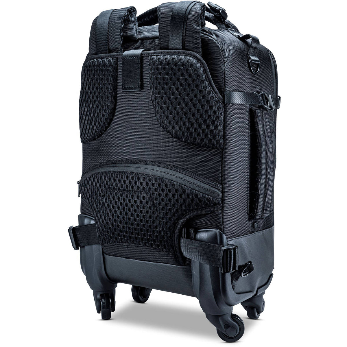 Valija con ruedas Vanguard VEO SELECT 55T Trolley Backpack (Negro) - en uso