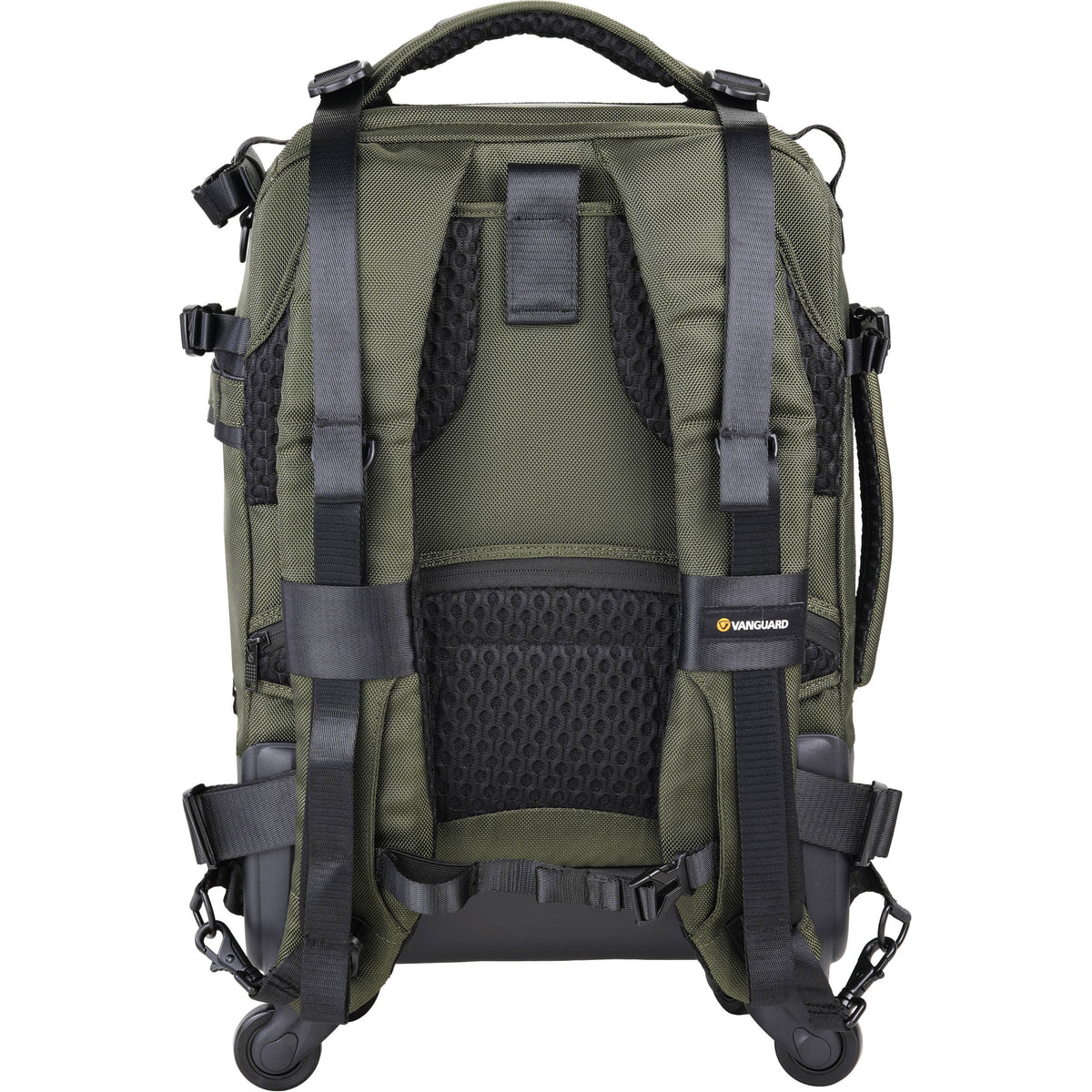Valija con ruedas Vanguard VEO SELECT 55T Trolley Backpack (Verde) - puertos y conexiones