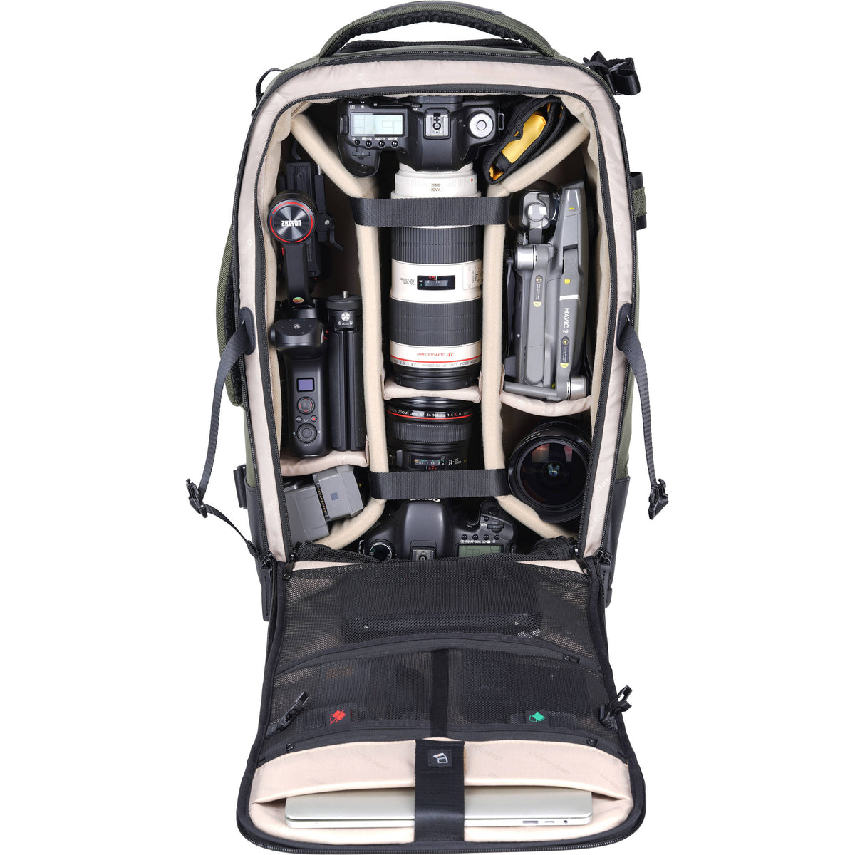 Valija con ruedas Vanguard VEO Select 58T Trolley Backpack (Verde) - vista lateral