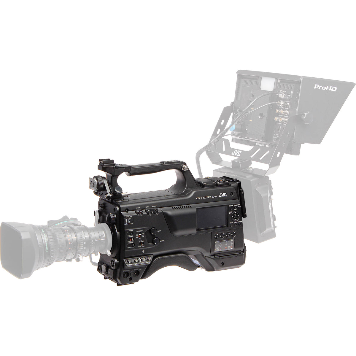 Videocámara JVC GY-HC900STU 2/3" HD Connected Cam Studio (Solo Cuerpo) - vista frontal