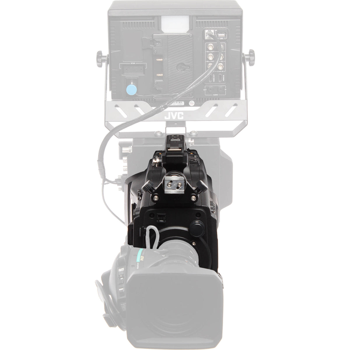 Videocámara JVC GY-HC900STU 2/3" HD Connected Cam Studio (Solo Cuerpo) - en uso
