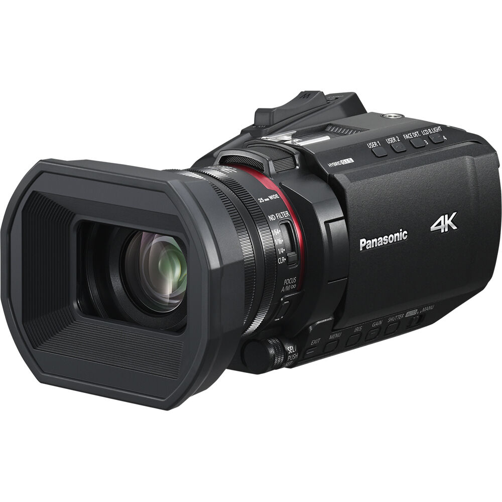 Videocámara Panasonic HC-X1200 UHD 4K HDMI con 24x Zoom - vista principal