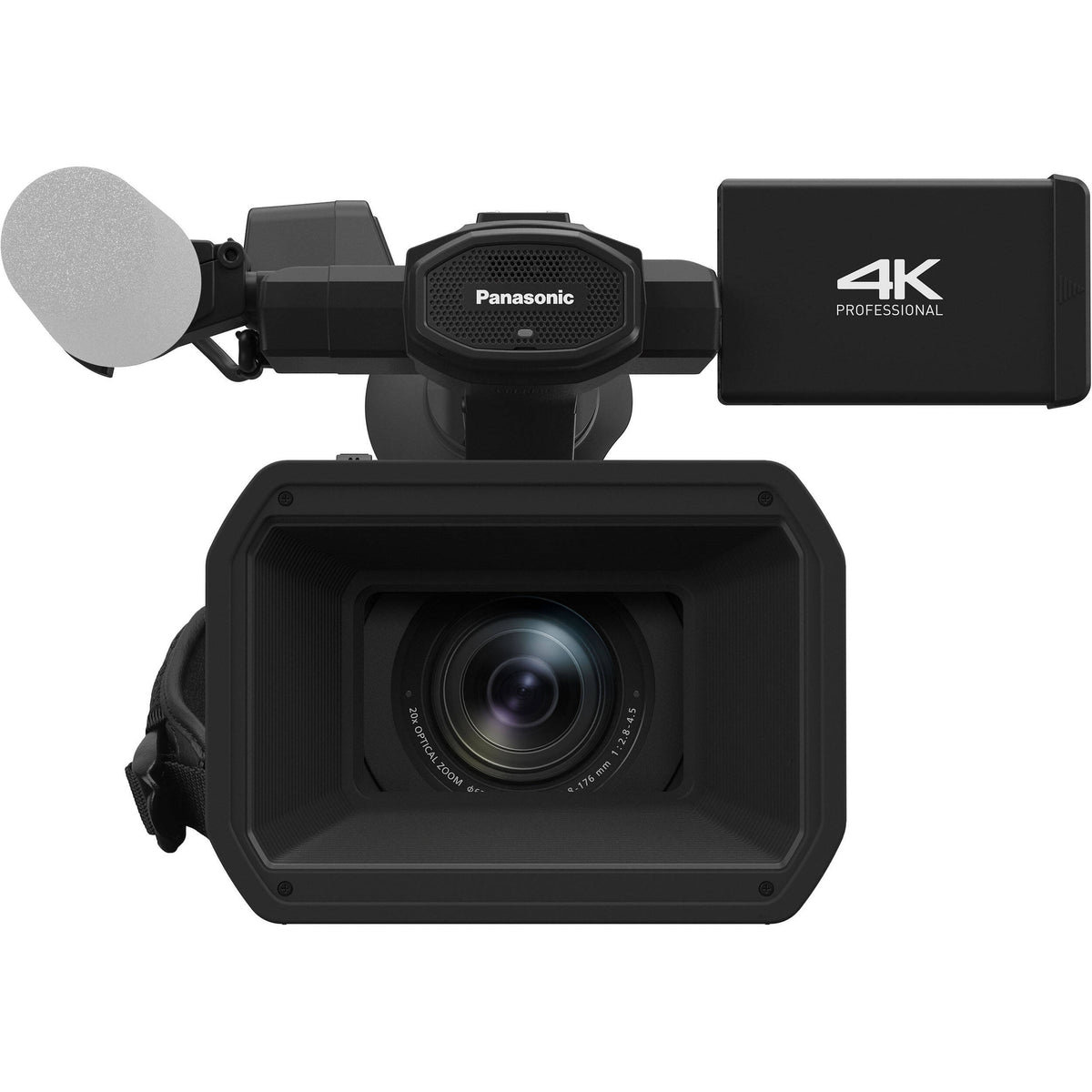 Videocámara Panasonic HC-X20 4K Mobile con Rich Connectivity - vista lateral