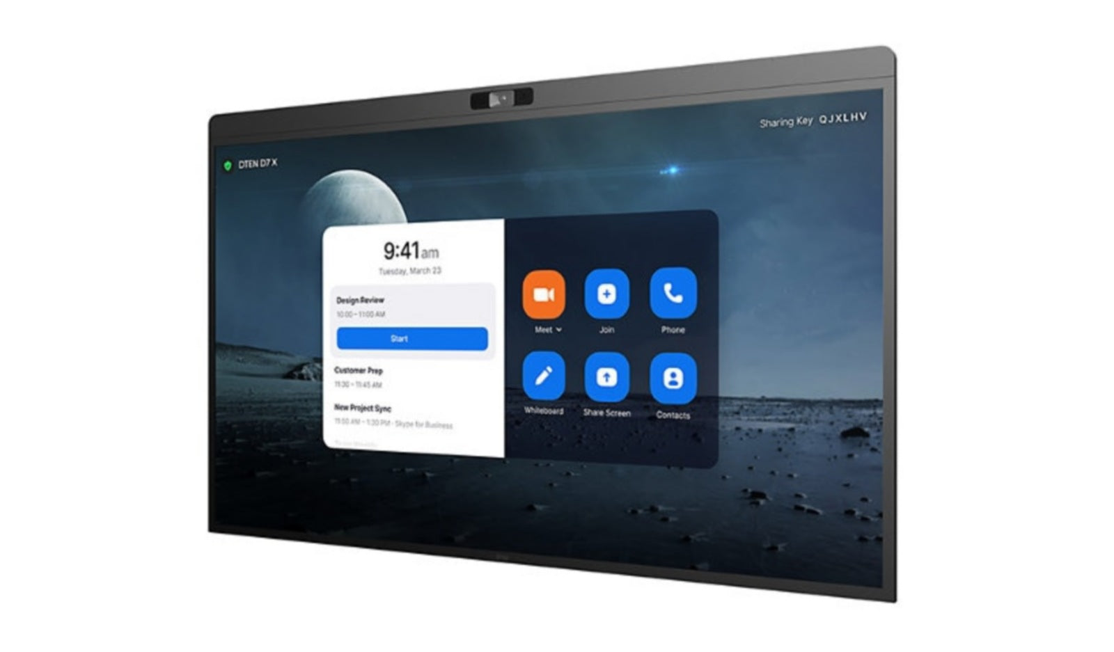 Videoconferencia DTEN D7X 75" Dual Windows Display with VUE Pro Camera - vista 1