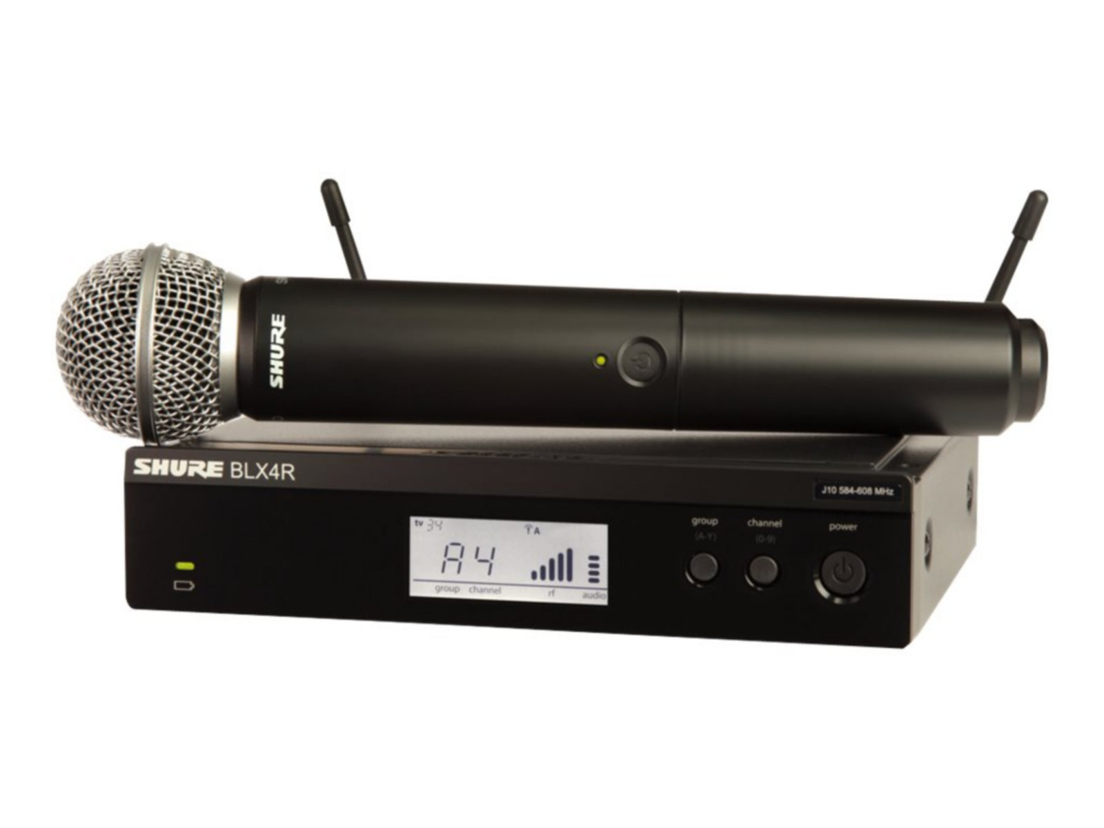 Videoconferencia Shure BLX24R/SM58 Wireless Rack-mount Vocal System With SM58 - vista 2