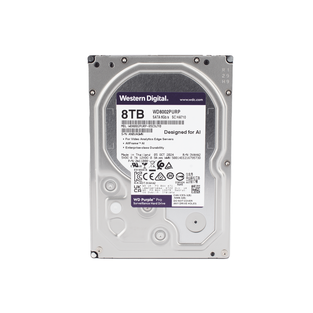 Disco duro WD PRO Western Digital WD-8002PUR-P 8 TB