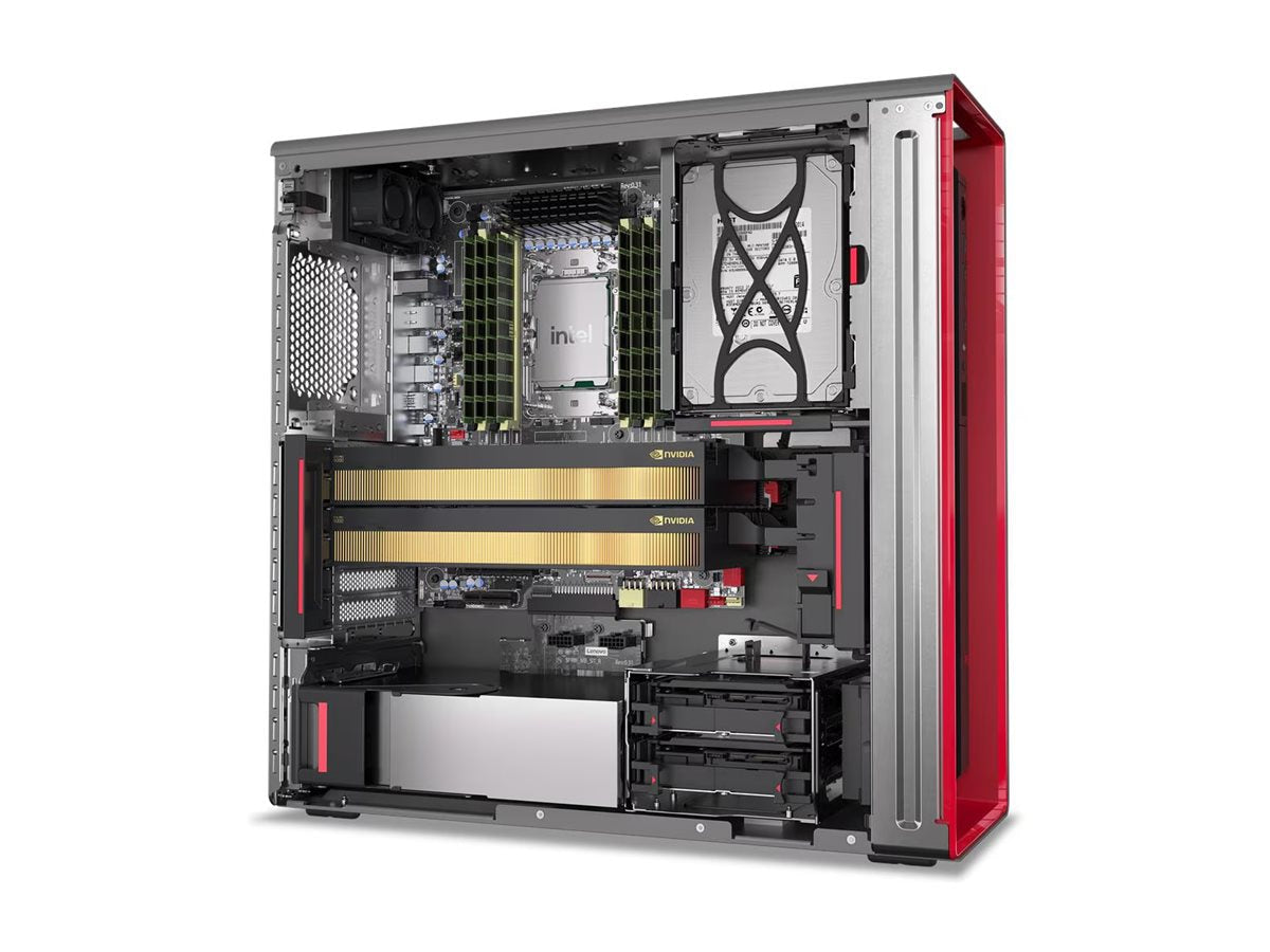 Workstation Lenovo ThinkStation P5 Gen 2 30KB, Intel Xeon 225 12 Núcleos, 32GB DDR5, 1TB SSD, RTX A400 - vista 3