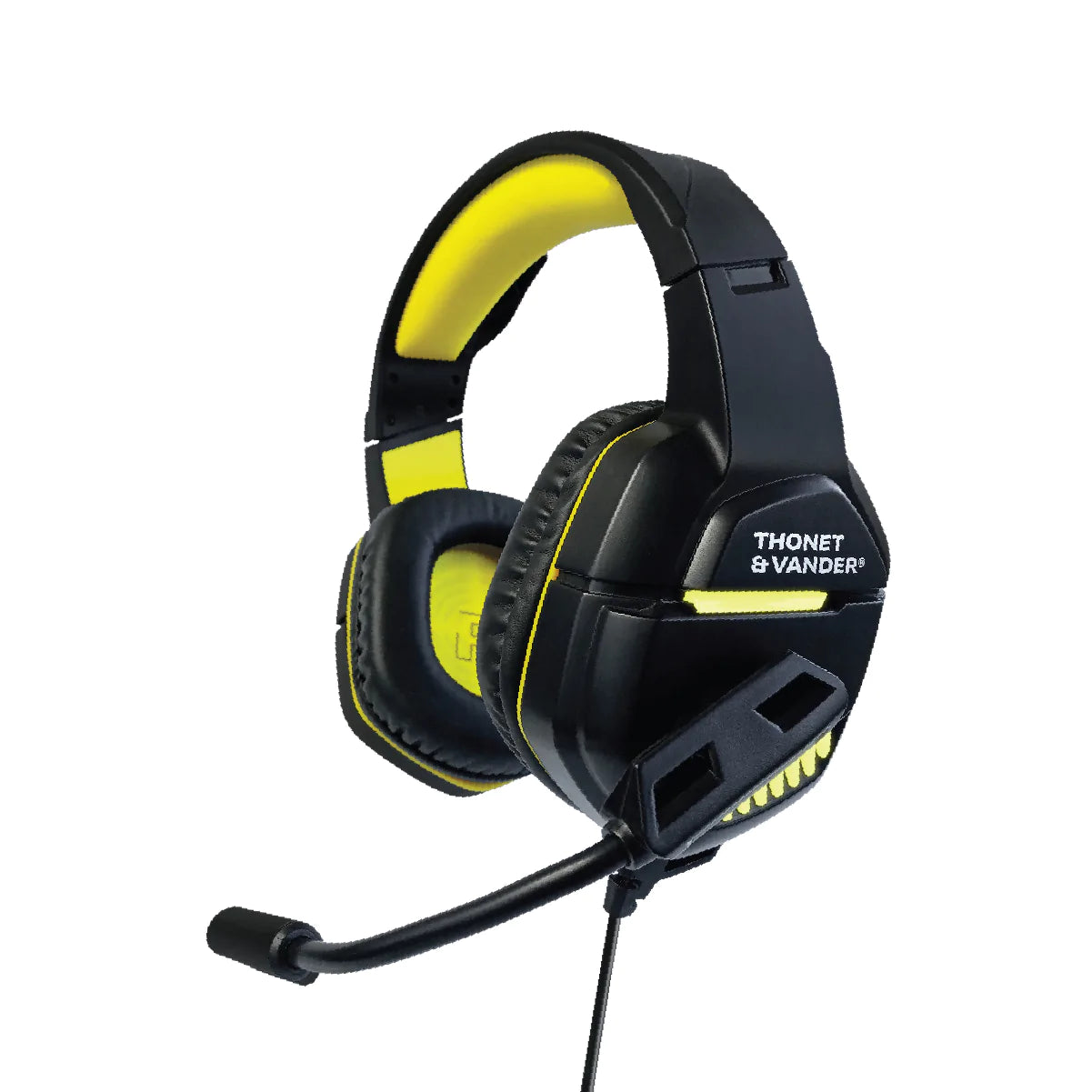 Audifonos Thonet-Vander color negro con amarillo