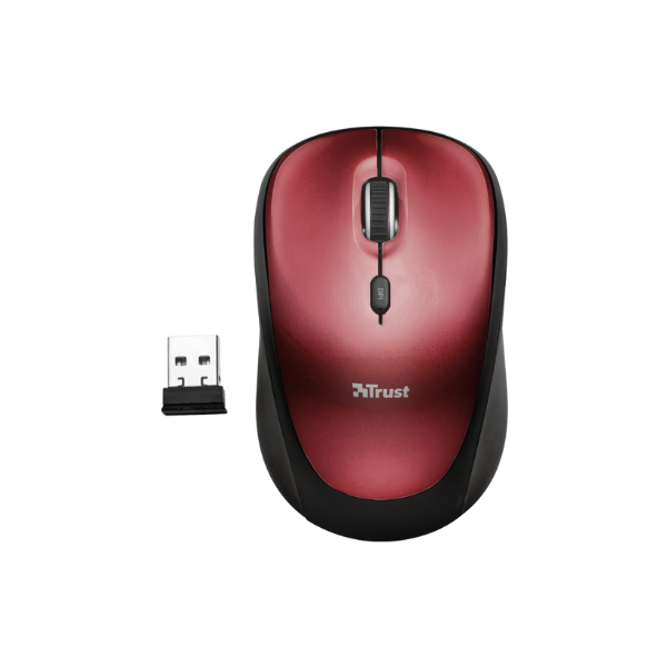 19522-Tust-mouse-inalambrico-rojo-vista-top