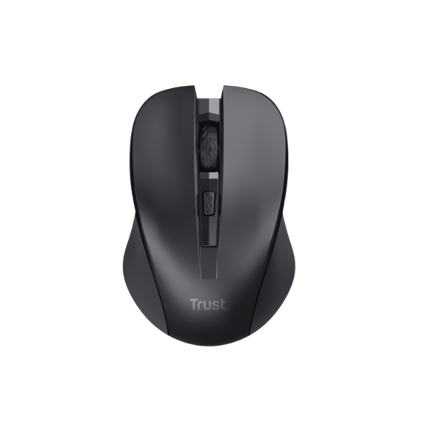 21869-Trust-Mouse-Inalambrico y silencioso color negro
