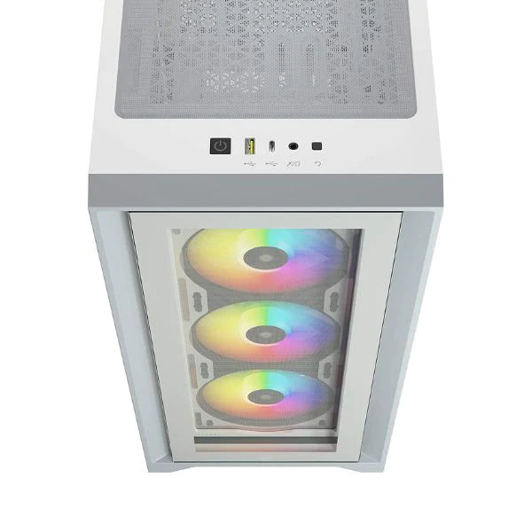 Case Corsair Blanco ICUE 4000 RGB