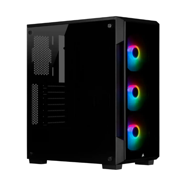 Case-Gaming-Corsair-RGB-ventiladores-Negro