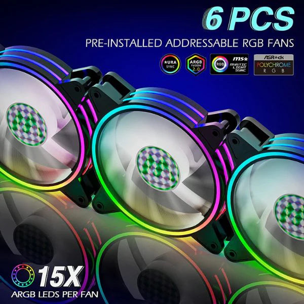 Case-de-PC-MUSETEX-S6-B-con-paneles-de-vidrio-templado-y-ventiladores-ARGB-personalizables-Torre-media-con-19-modos-de-luz