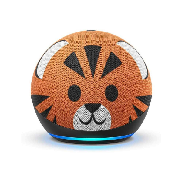 Corneta-inteligente-echo-dot-kids-cuarta-generacion-tigre-front-view