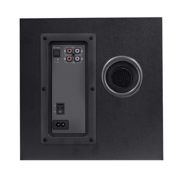 cornetas trust color negro con luces led