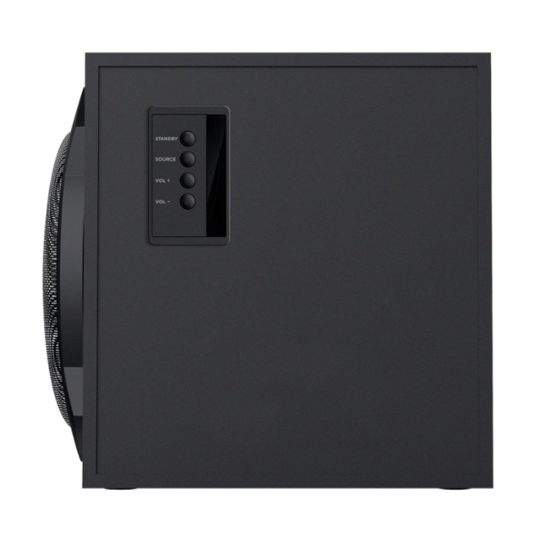 cornetas trust color negro con luces led