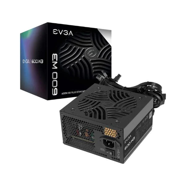 Fuente de poder EVGA 600 W3, 80+ White 600W Power Supply, 100-W3-0600-K1