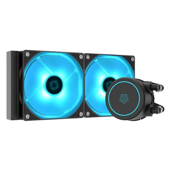 Id Cooling Auraflow Rgb Cpu Liquid Cooler 240mm Cooler Mb 12v 4pin Con 4686