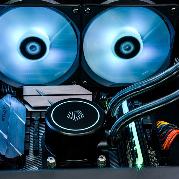 enfriador liquido id-cooling ventiladores para pc