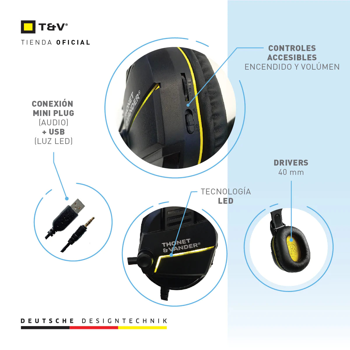 Audifonos Thonet & Vander Vx70