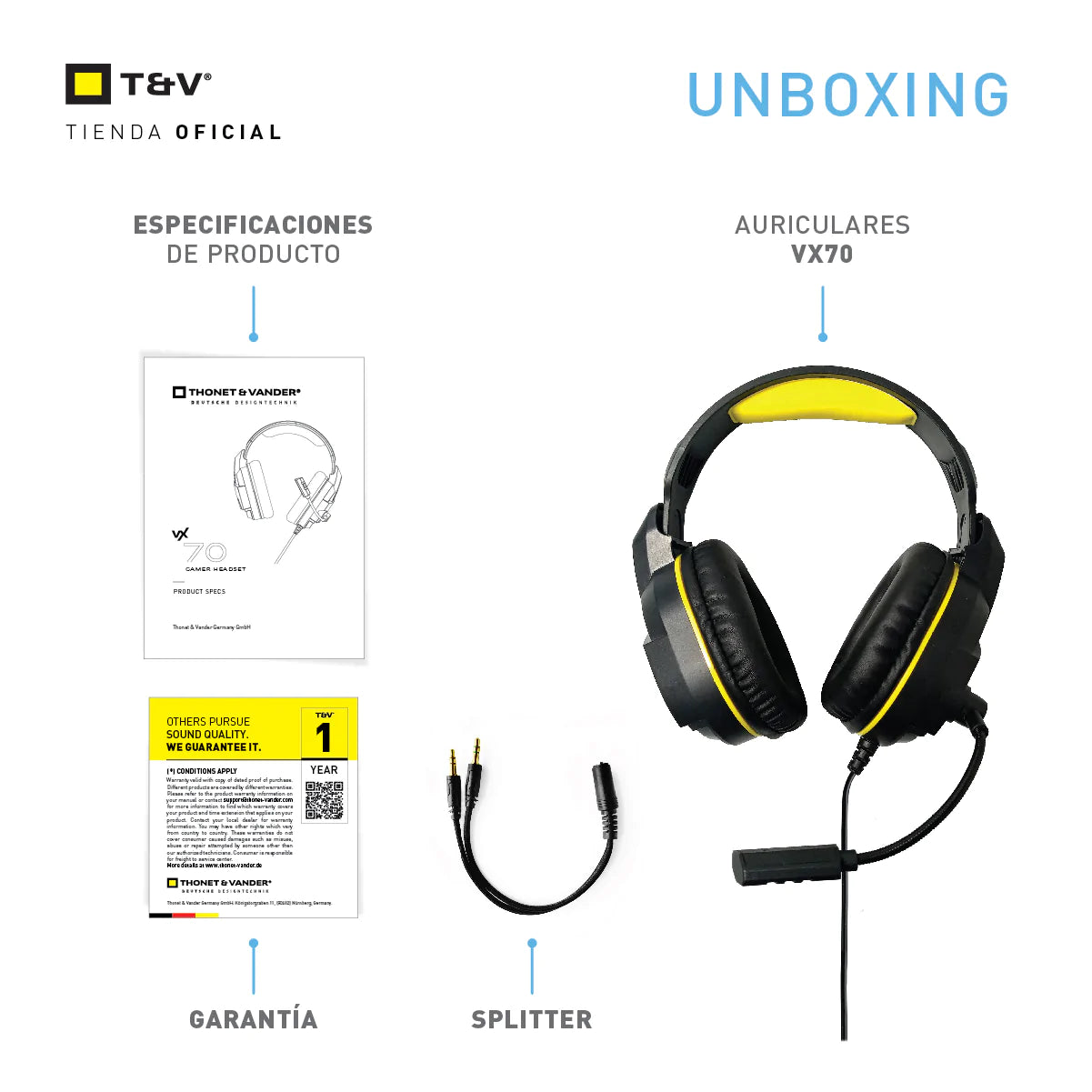 Audifonos Thonet & Vander Vx70