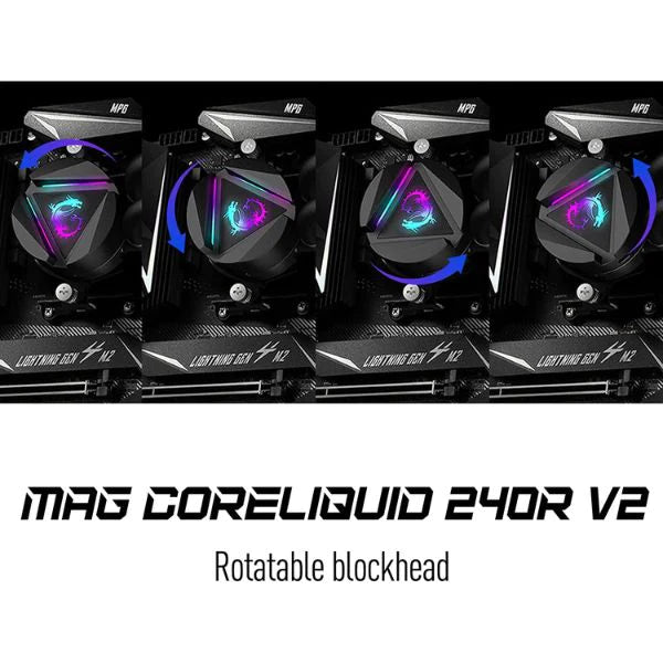 MSI enfriador liquido para computadoras con ARGB Gaming