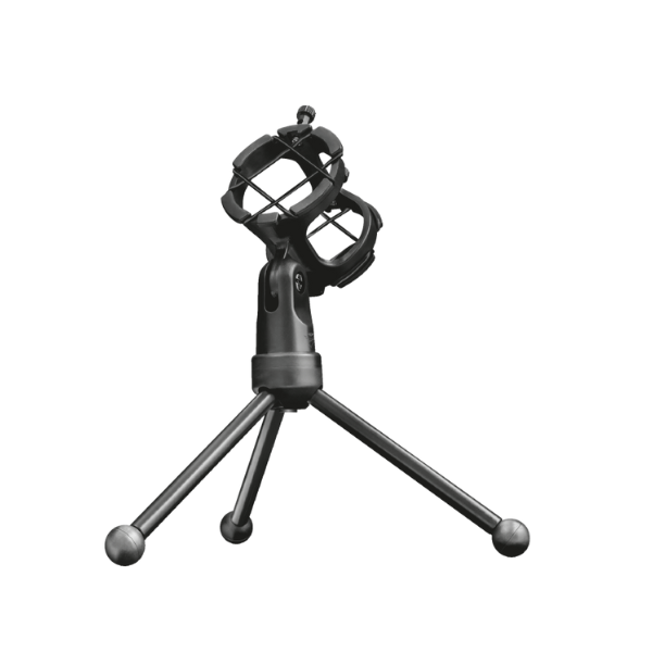 microfono para streaming trust mantis usb color negro