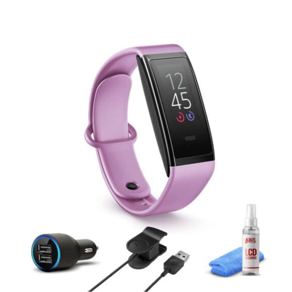 smarwatch monitor de salud color lavanda pantalla grande