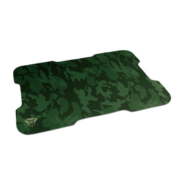 mouse gamer color verde camo con mousepad verde camo