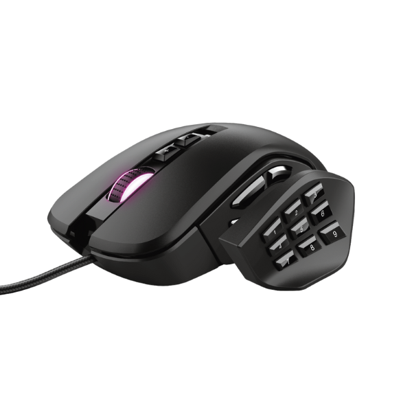 mouse gaming 14 botones luces led personalizables trust Morfix