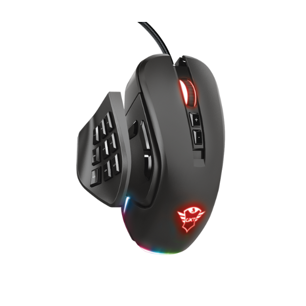 mouse gaming 14 botones luces led personalizables trust Morfix