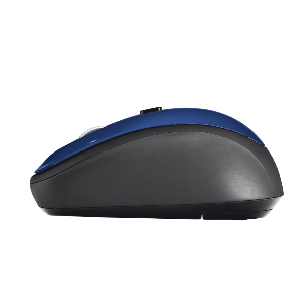 mouse inalambrico trust ivy color azul con conector usb