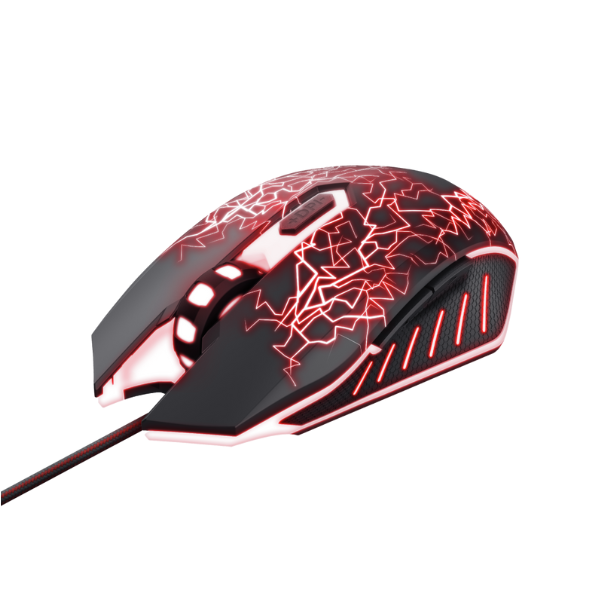 mouse gamer con luces led