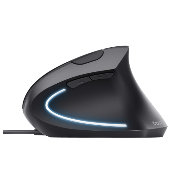 mouse ergonomico TRUST verto color negro con azul