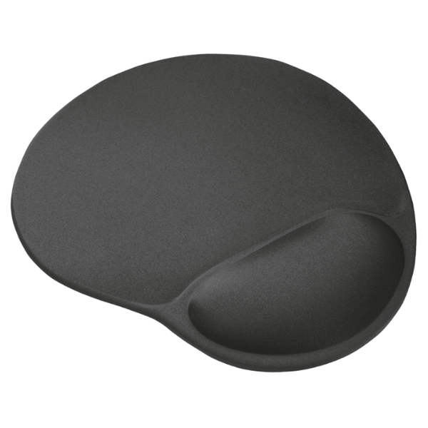 mousepad bigfoot con reposa muñecas color negro marca trust