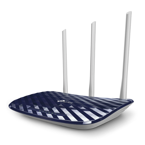 Tp link router archer c20 color azul 3 antenas