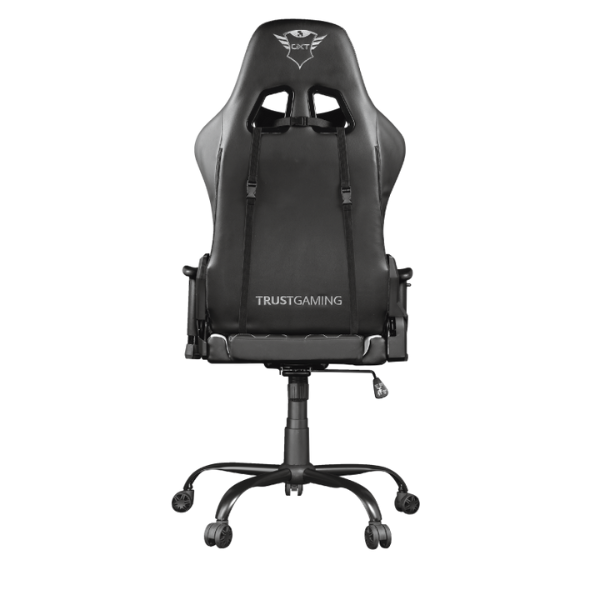 Silla gamer color blanco Trust con reposa brazos